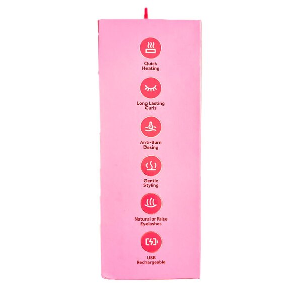 Bliss Heated Eyelash Curler in Hot Pink Rechargeable NIB - Picture 10 of 11